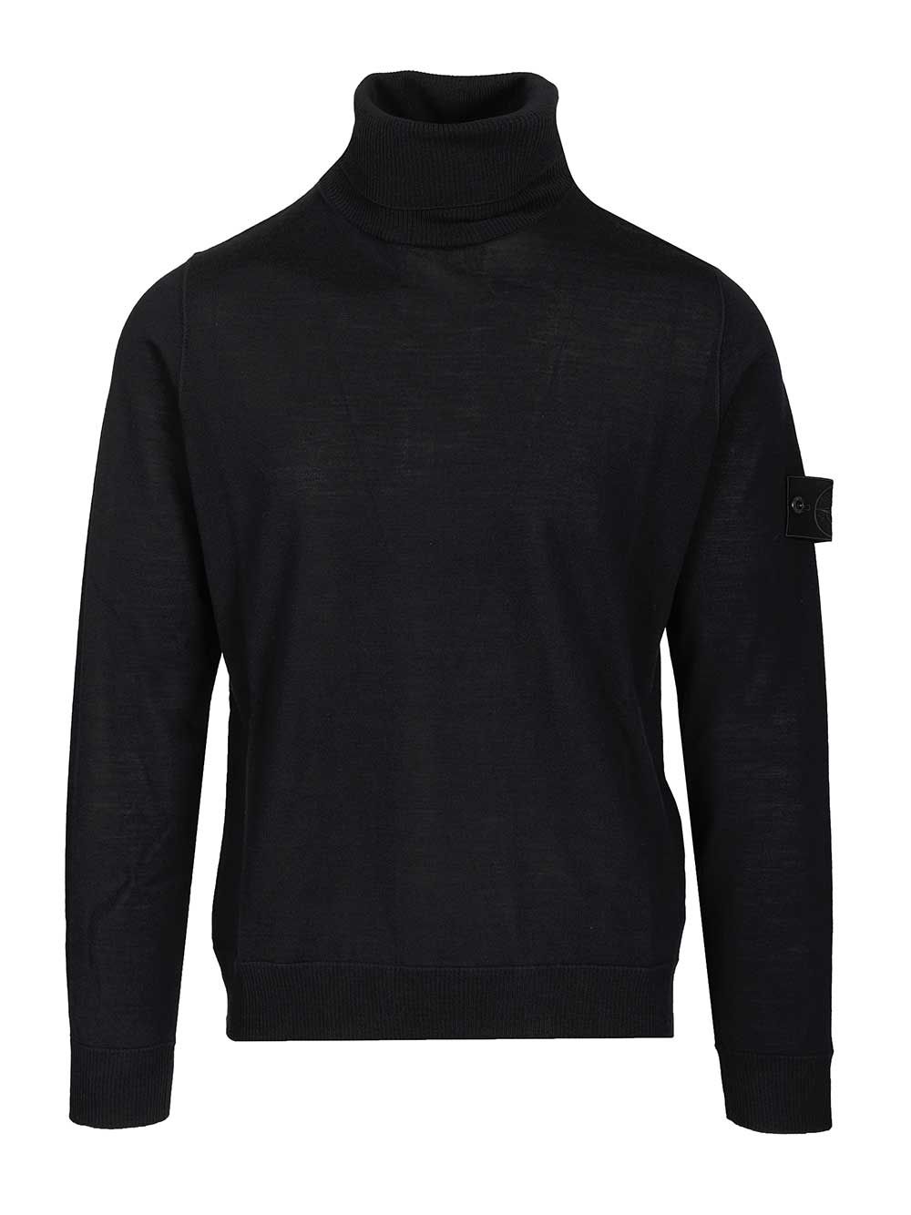 Stone Island Turtleneck Sweater Knitwear - Blue | f9685a25aaf631969bddfb24f33f96be0f14a218