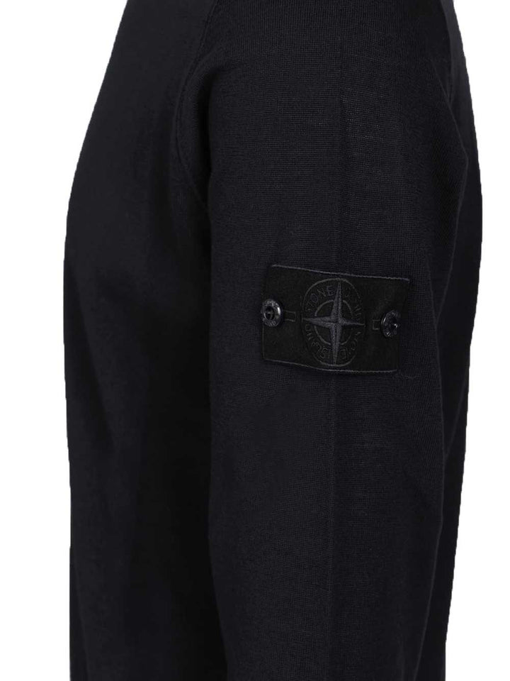 Stone Island Turtleneck Sweater Knitwear - Blue | 331b787a0cf1b38486e44e05d007fbd798e29667
