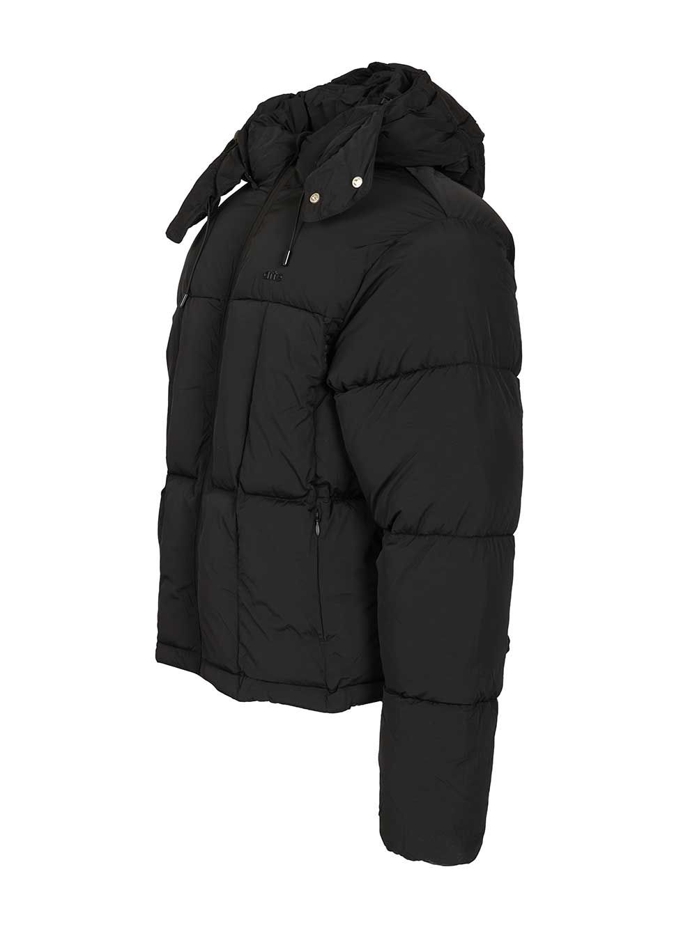 Arte Down Jacket With Hood With Drawstring Coats - Black | 979a6a2f9b8266c2d4cc6c5d3bc1f44c02c13b6e