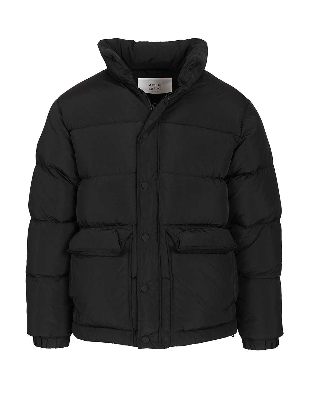 Maison KitsunÉ Lightweight Quilted Down Jacket Jackets - Black | 97f85caa793c1b0c0436d230bf7a1f2268082bb8