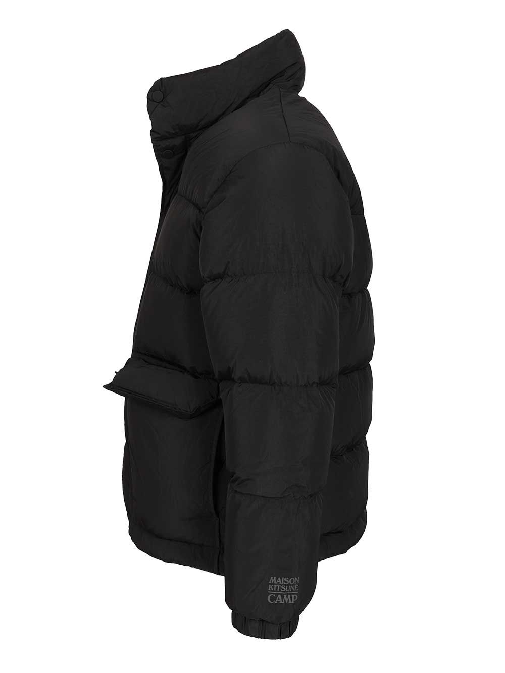 Maison KitsunÉ Lightweight Quilted Down Jacket Jackets - Black | 0568fd2047391b98806d3730995f113a684678d5
