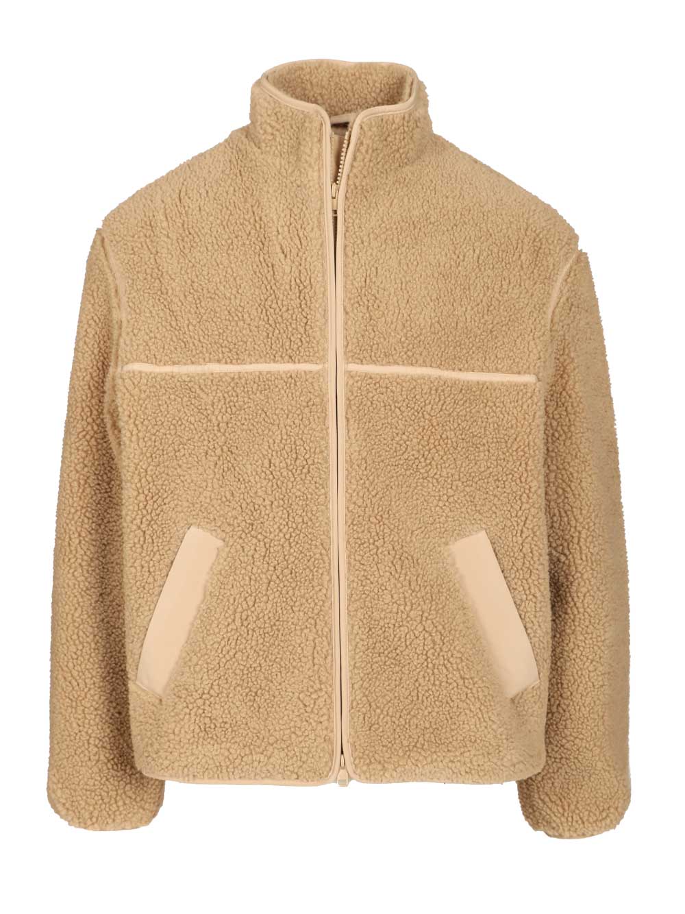 Maison KitsunÉ Fleece Jacket Jackets - Beige | c2a7fe73f25f64ccd896c6c5e64e30f0556bdecf