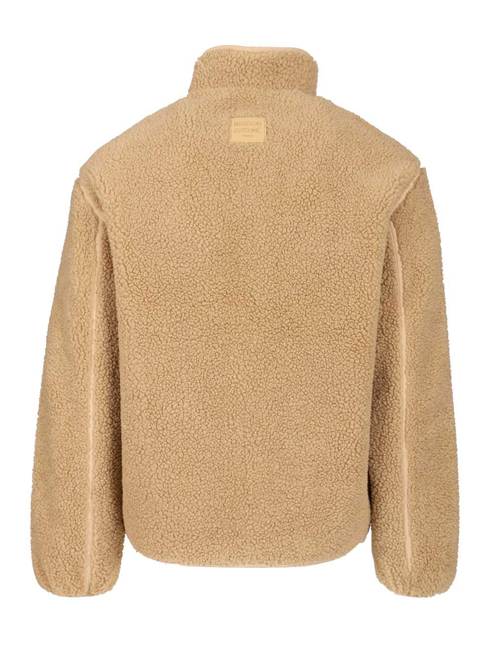 Maison KitsunÉ Fleece Jacket Jackets - Beige | cf07111fa3d14925c62754cdf9f03aea6ad8a6ec