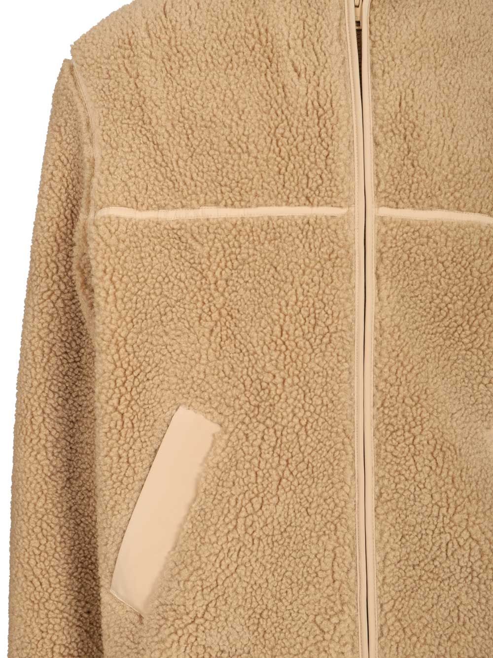 Maison KitsunÉ Fleece Jacket Jackets - Beige | d6a8a1584dda476bb11fcf80705b0918870e3dd9