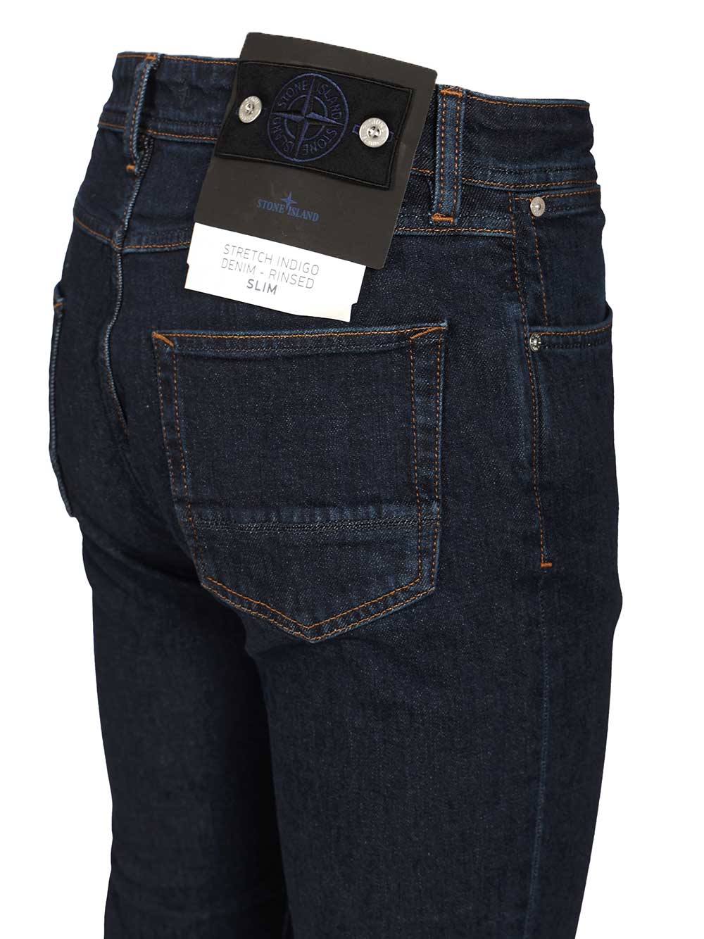 Stone Island Cigarette Trousers Jeans - Blue | 484fd6d623b826590882ff2515f576074ea24dc2