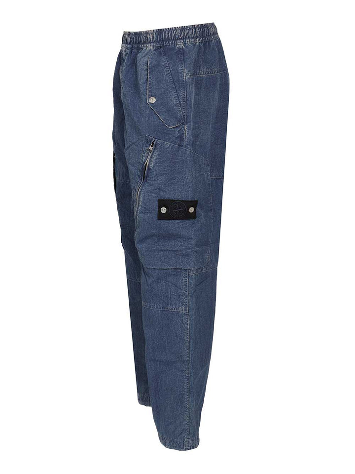 Stone Island Cargo Trousers - Blue | d1f01dbf1ebda278b5c6d8e403e47ea8d6cff8d0