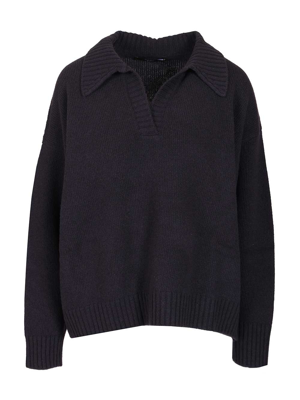 Weekend Max Mara Wool Yarn Polo Shirt Knitwear - Blue | 8a16fd551f897aa04a2a67e0ab63397b6ca0f314