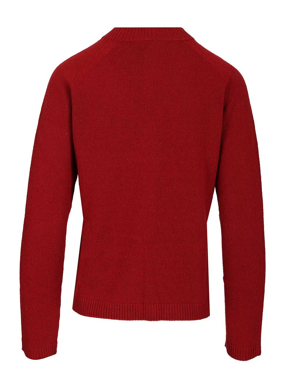 'S Max Mara Crew Neck Sweater Knitwear - Red | 40e0fb7d10e0c83cbf5ce4fca1344746e0d939c6