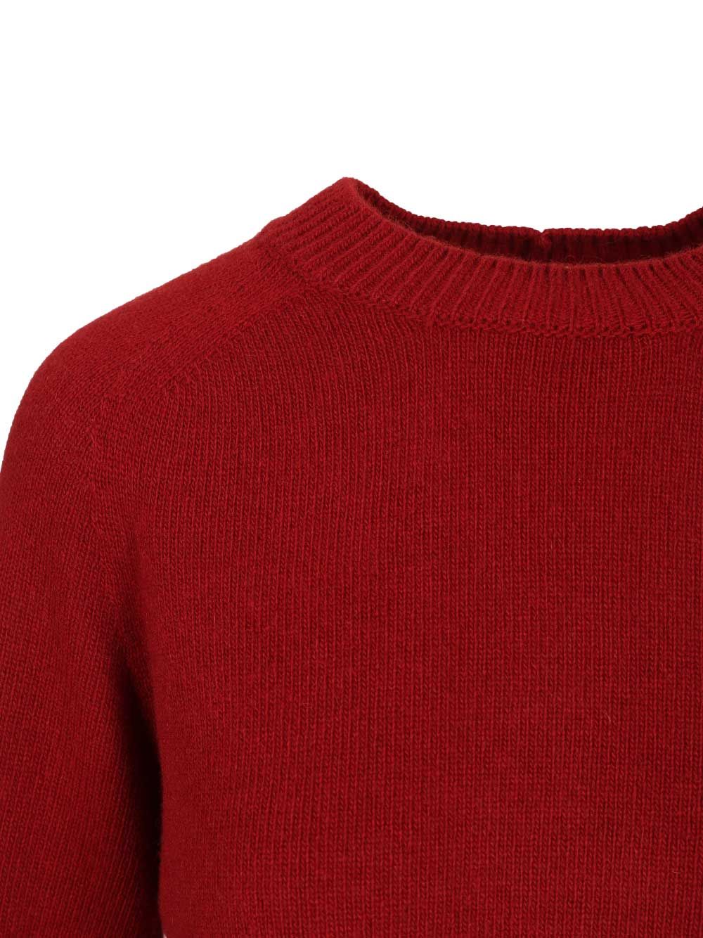 'S Max Mara Crew Neck Sweater Knitwear - Red | 898d71afc2ca2854e161006de00c91e9f301b899