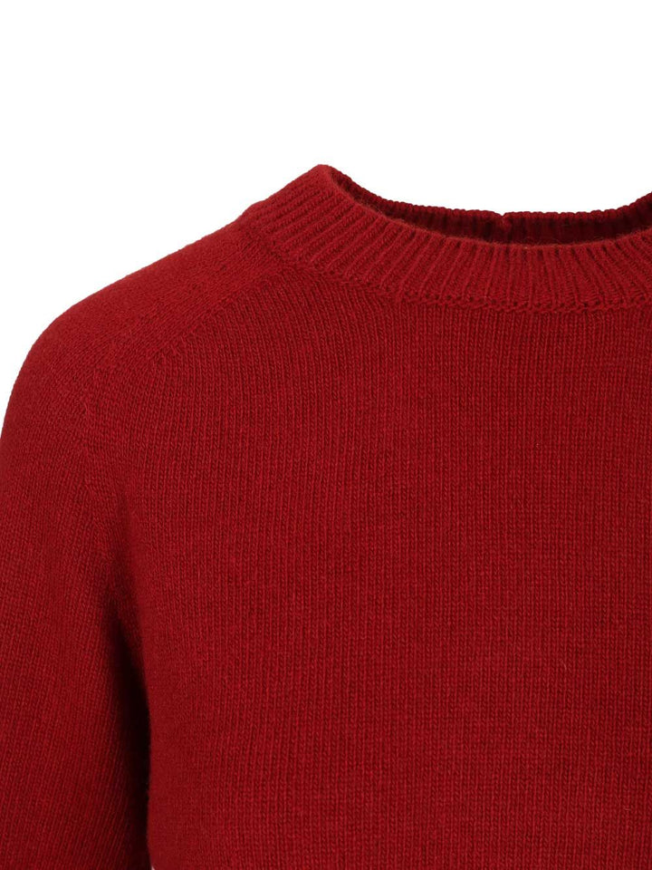 'S Max Mara Crew Neck Sweater Knitwear - Red | 898d71afc2ca2854e161006de00c91e9f301b899