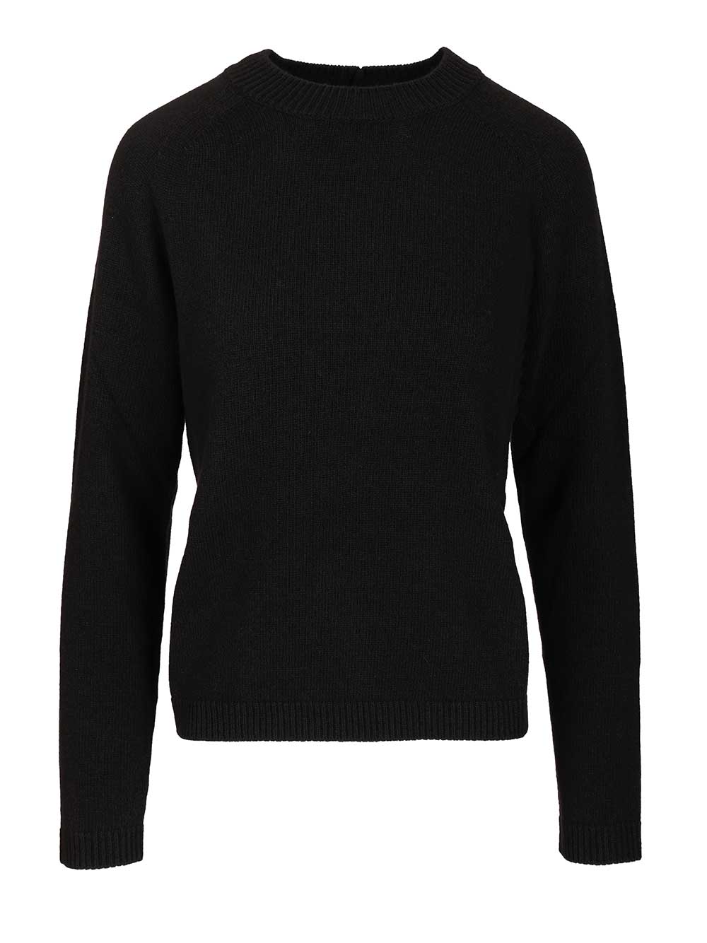 'S Max Mara Crew Neck Sweater Knitwear - Black | feec18354eddd8df459bbc629aaa256149e8c79f