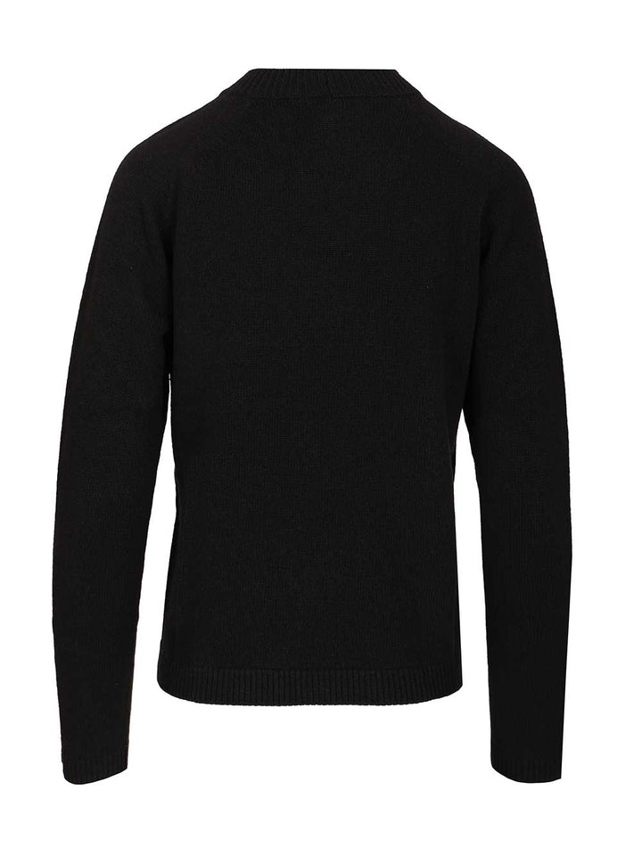 'S Max Mara Crew Neck Sweater Knitwear - Black | 8e754b7a0ad829df27600e4d619051bf7a1aec9f
