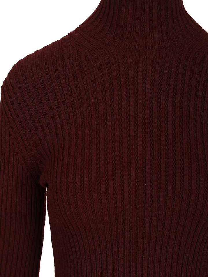Max Mara Wool And Cashmere Turtleneck Sweater Knitwear - Bordeaux | ffa676baf901cb7e6025ab8509aac053d082c4d6