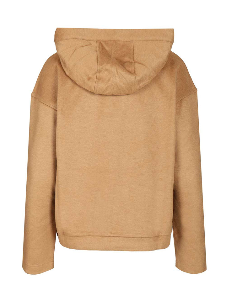 Weekend Max Mara Sweatshirt In Jersey Drap Knitwear - Brown | d5c3e208fb816c1cb1ef61942b70ab3d38e5a0e3