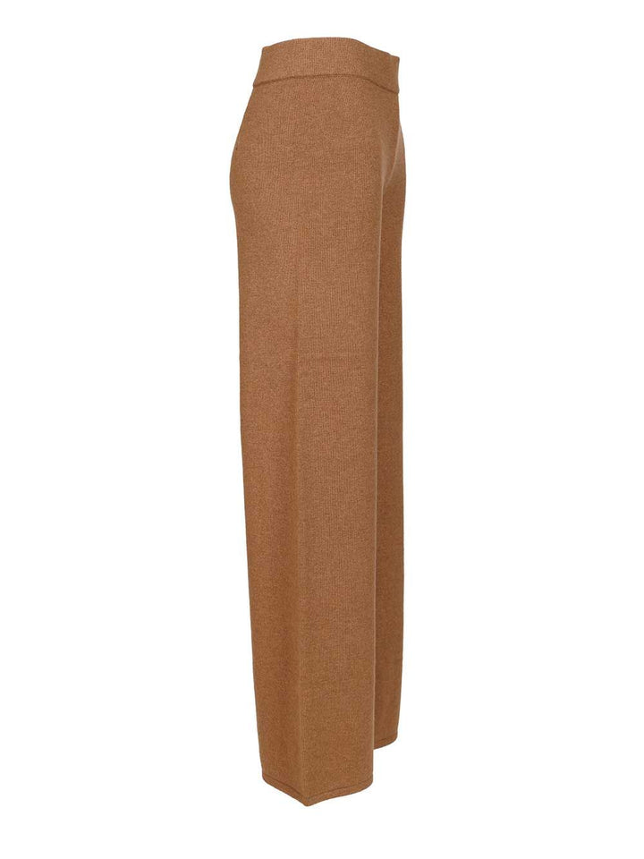 Max Mara Studio Knit Trousers Knitwear - Beige | ef36025cee21fb819d5f167f9ca7a302dbfdb562