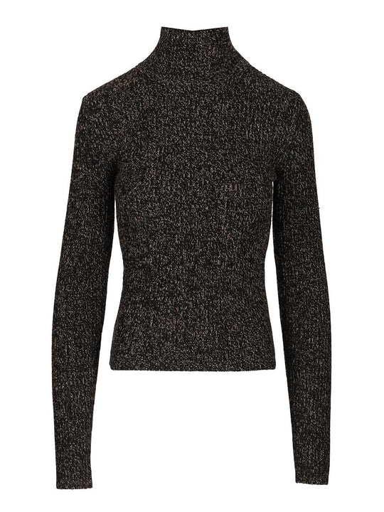 Turtleneck Sweater Knitwear Black