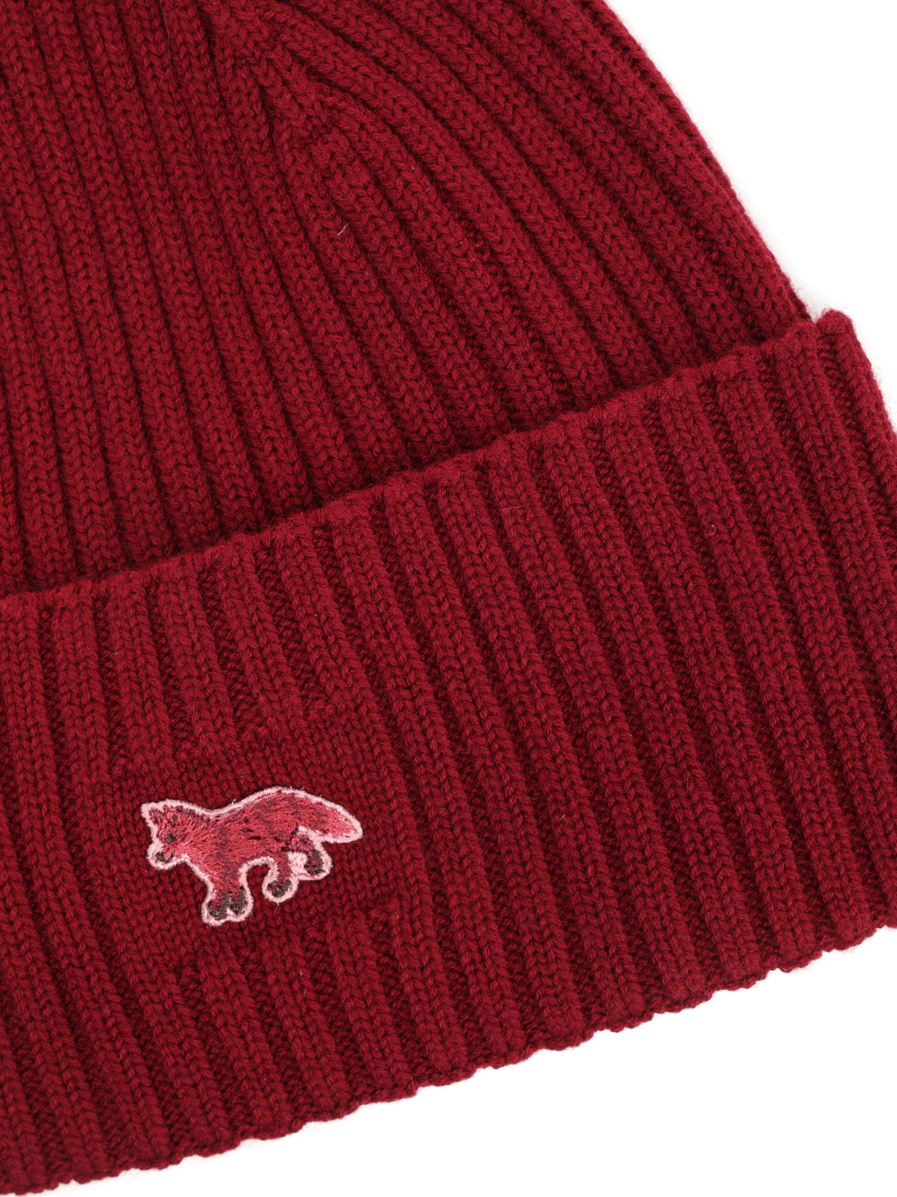 Maison KitsunÉ Baby Fox Hat Hats - Red | 0606b90a0f64148b66f6e20faec316b65967a312