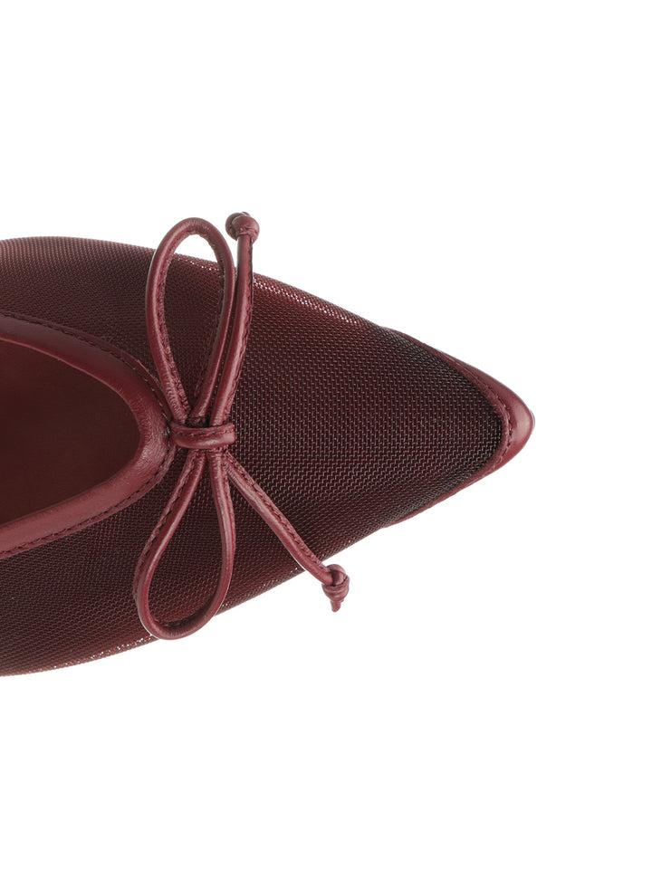 Jacquemus Décolleté Tourni Pumps - Bordeaux | 481a95db2ca3598b6d9cf36a4b7fef2ff516b410