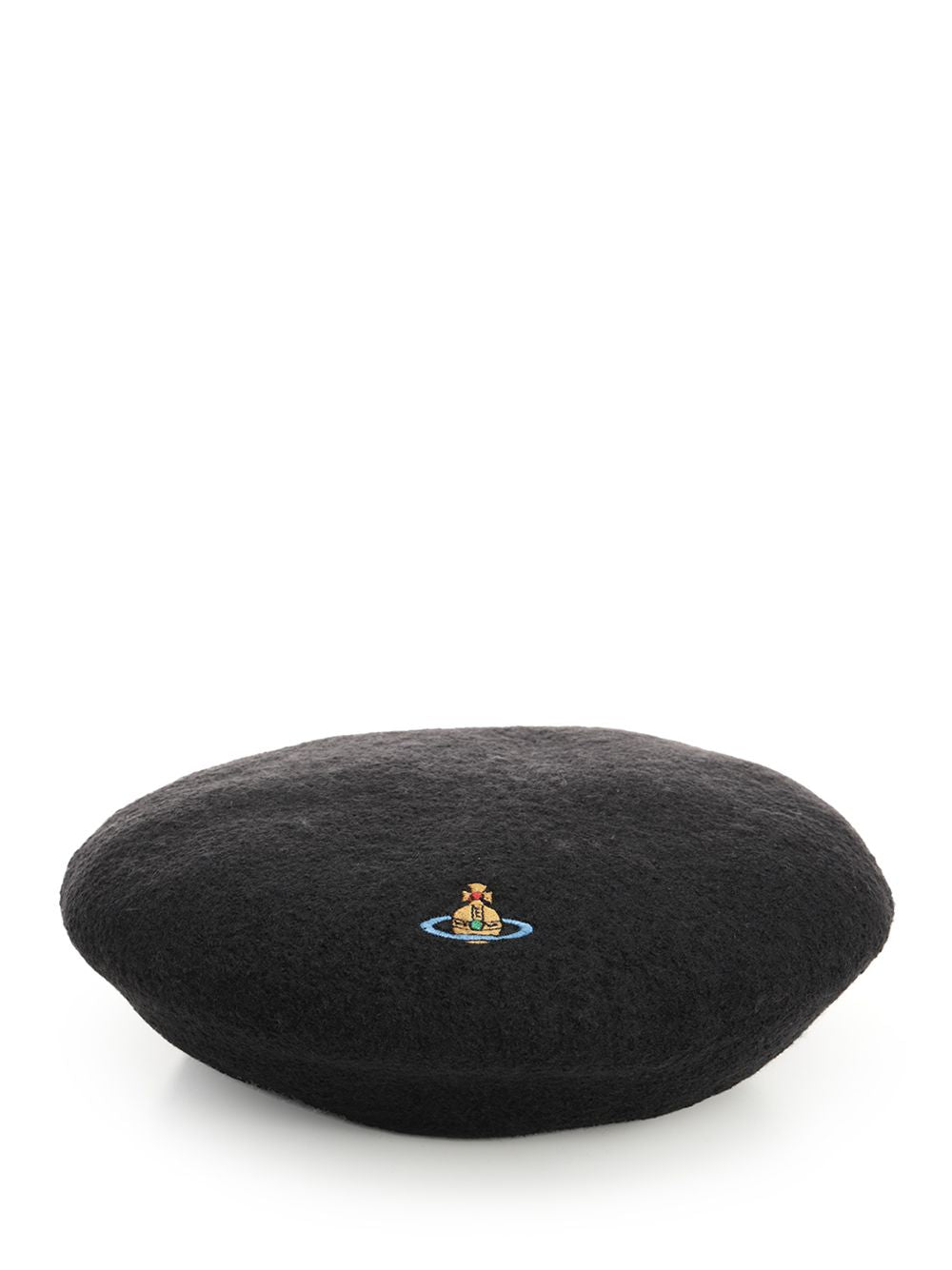 Vivienne Westwood Wool Beret Hats - Black | e969ec0c633b91732d5bc499e536a18822d6ee9e