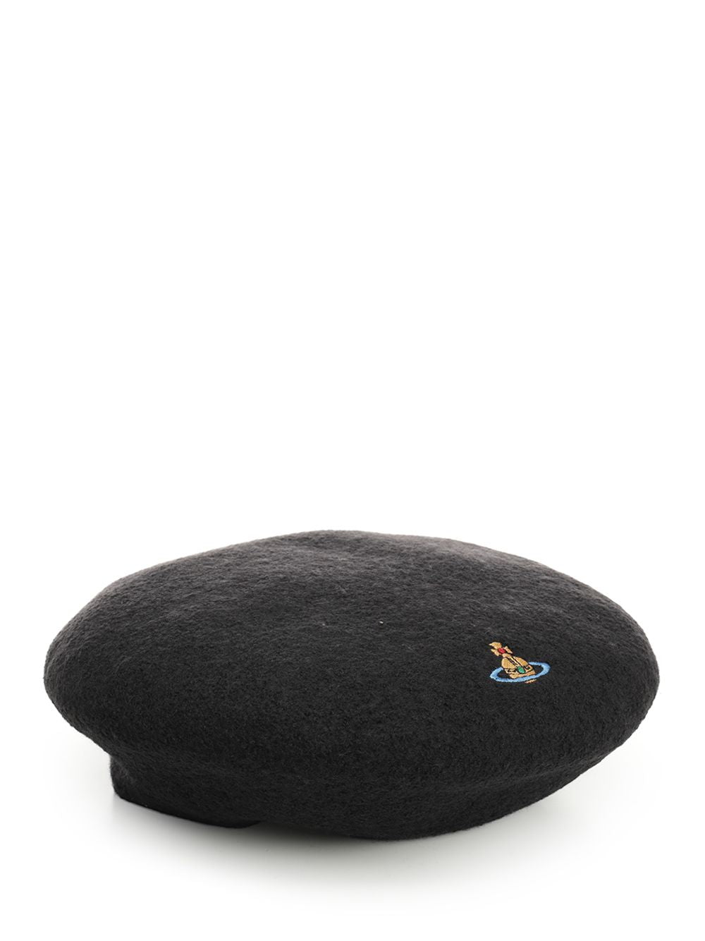 Vivienne Westwood Wool Beret Hats - Black | 84355121498d24ec1a5e1e59937d61bd47b724ca