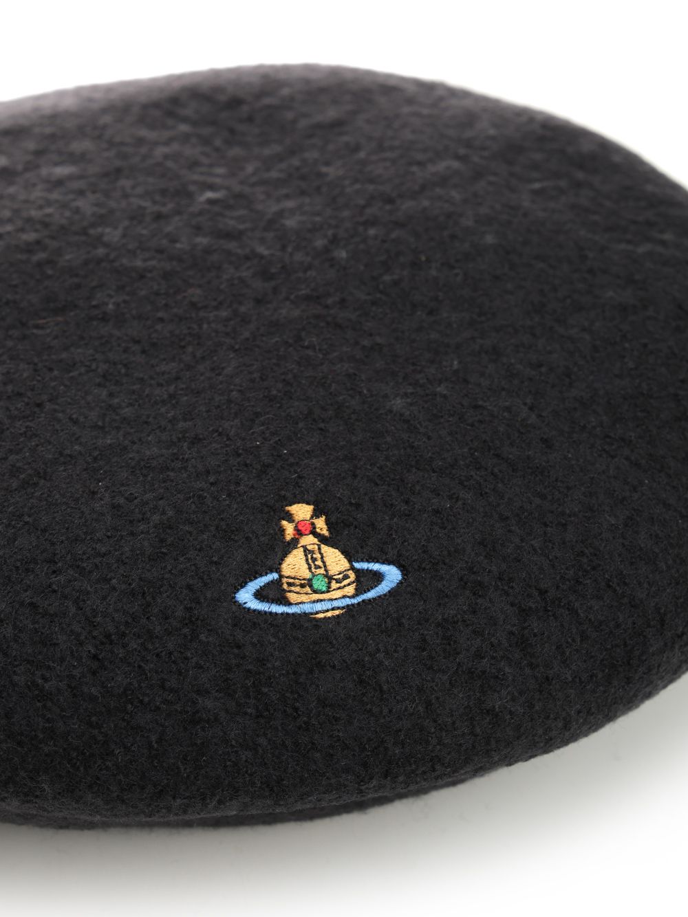 Vivienne Westwood Wool Beret Hats - Black | 77711b0319c104aa5d65d7278aff5648ce2b26c7