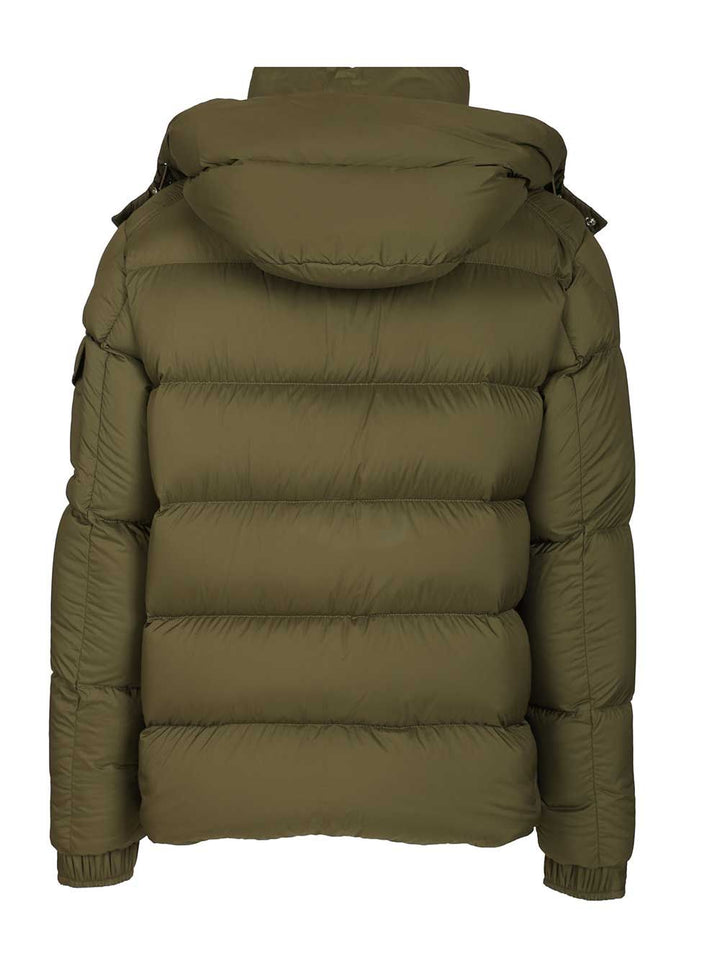 Moncler Moncler Maya 70 Short Down Jacket Coats - Green | 42f6cf2f40cf41344f3063e60f3267f95ab5b1b9