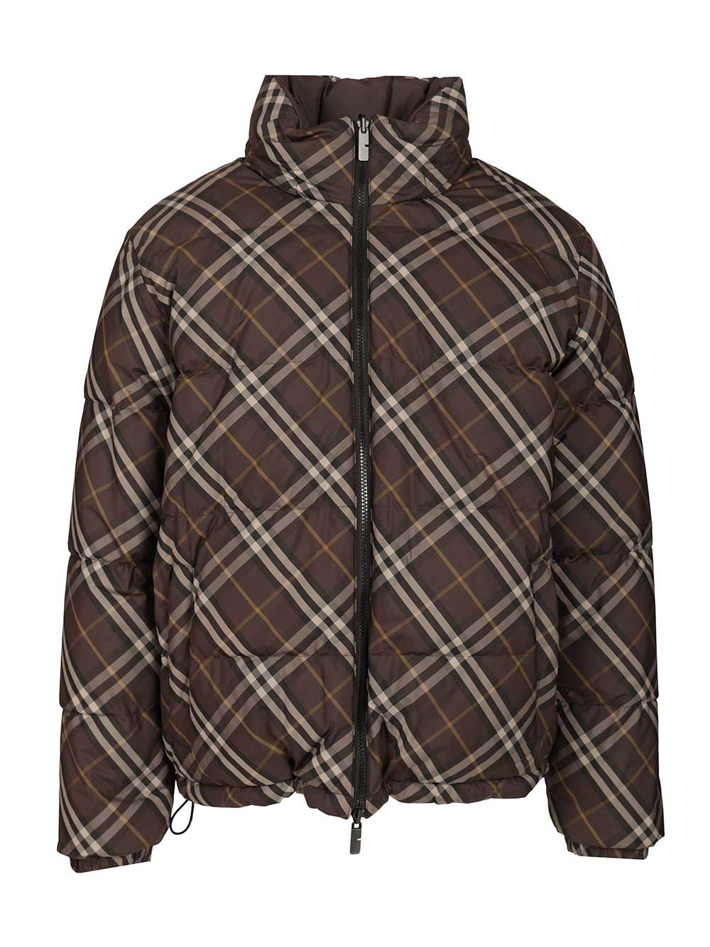Burberry Snowdon Check Coats - Brown | 3dcdab0f476b8d138a7636f7f3ddf305c1d05a1f