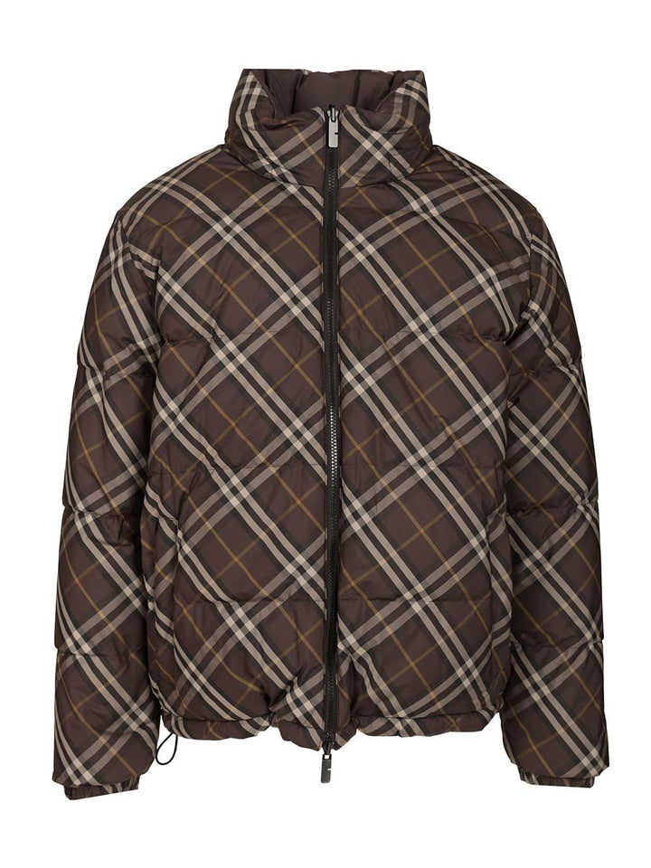 Burberry Snowdon Check Coats - Brown | 3dcdab0f476b8d138a7636f7f3ddf305c1d05a1f