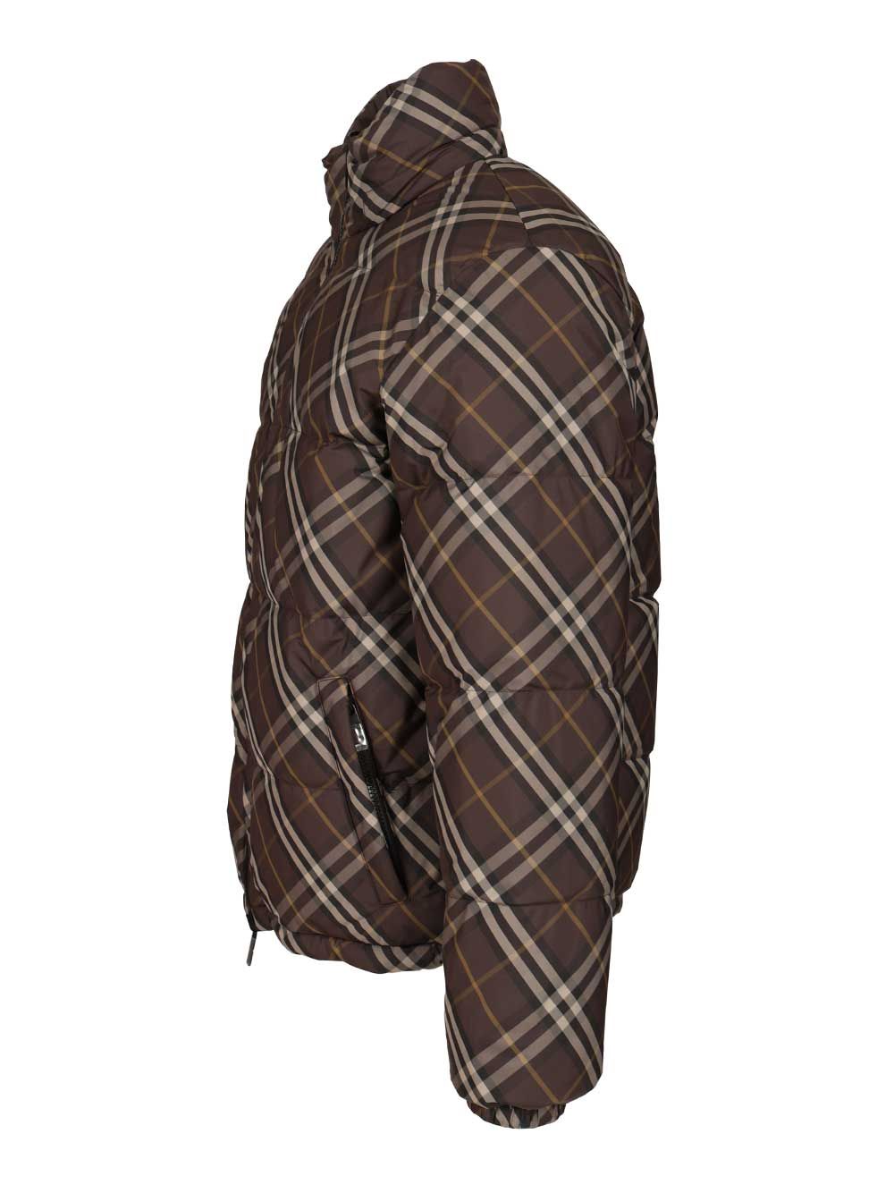 Burberry Snowdon Check Coats - Brown | e7bc69ad0d606dad9d4d7aa6628fc40bdda8806e