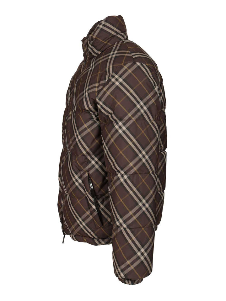 Burberry Snowdon Check Coats - Brown | e7bc69ad0d606dad9d4d7aa6628fc40bdda8806e