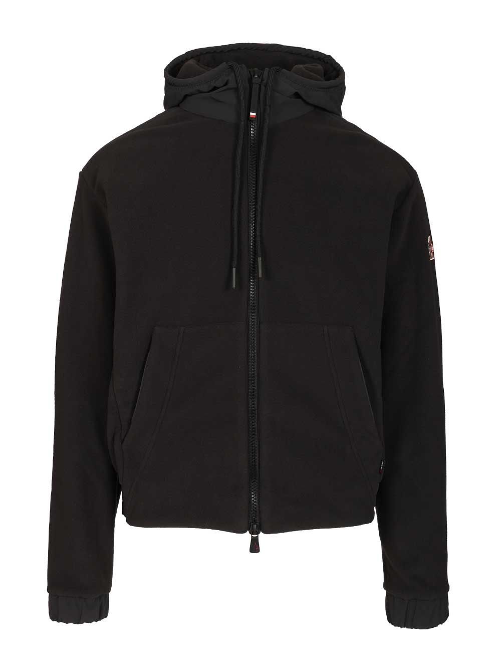 Moncler Grenoble Polartec® Full-Zip Hoodie Sweatshirts - Black | 2d544fd07a18431da0545d8a8ee8f3d0fd1fca1b