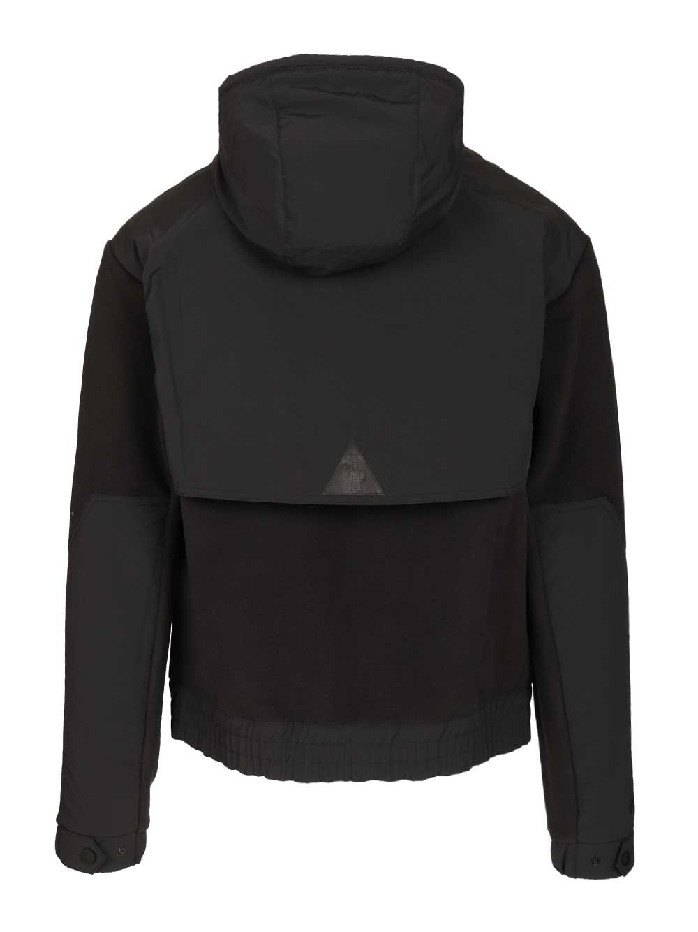 Moncler Grenoble Polartec® Full-Zip Hoodie Sweatshirts - Black | 4e5d57341193a5f63176adba0a995435d48e51d5