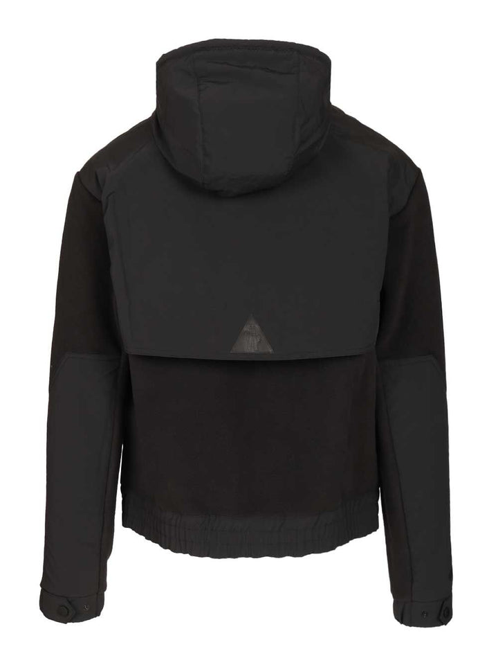 Moncler Grenoble Polartec® Full-Zip Hoodie Sweatshirts - Black | 4e5d57341193a5f63176adba0a995435d48e51d5