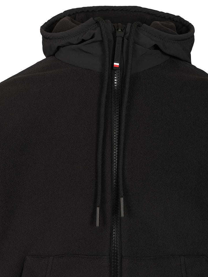 Moncler Grenoble Polartec® Full-Zip Hoodie Sweatshirts - Black | 53d2ada8db24d2df45d72daf21d7782889e20b78