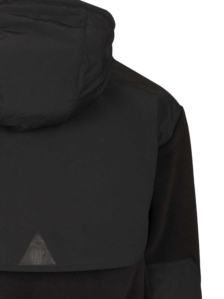 Moncler Grenoble Polartec® Full-Zip Hoodie Sweatshirts - Black | 9af1a98690b8ae720a81758dce3c8f830c89e34e