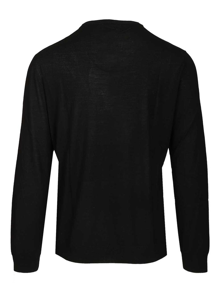 Al Duca D'Aosta Crewneck Sweater Knitwear - Black | ba9cdacbcf852f2ace509fec06940dd2678b446a