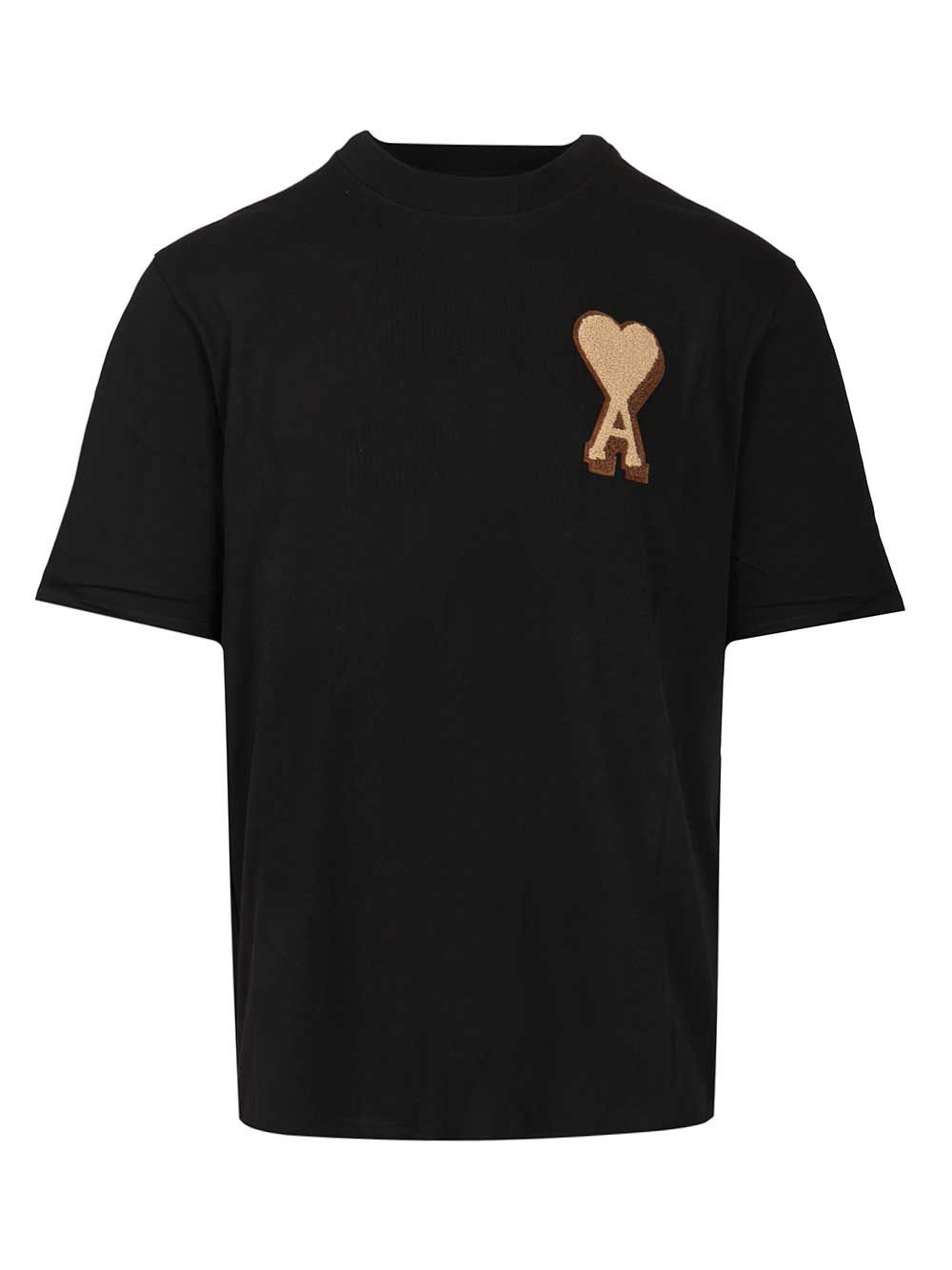 Ami Ami De Coeur T-Shirt - Black | e1657981babde1709089289d96f703abb5ee1c95