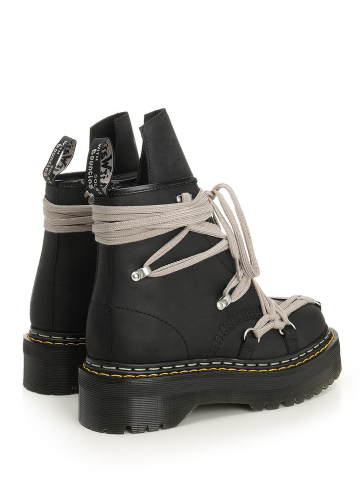 Dr. Martens X Rick Owens 1460 Megalace Boots - Black | f41ee41e058fb78b2ca39106b0d29277aa328d2c