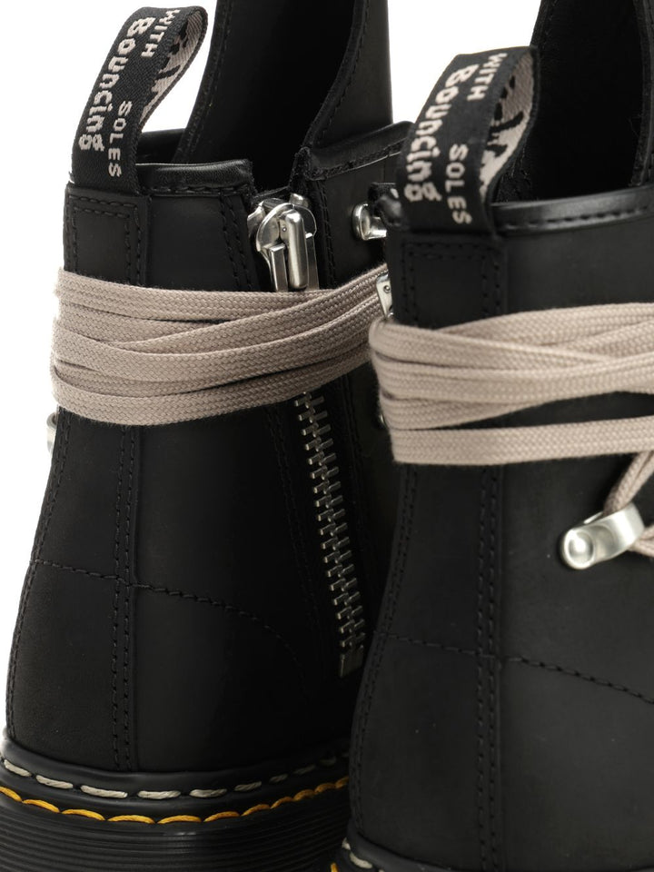 Dr. Martens X Rick Owens 1460 Megalace Boots - Black | f4962c8cbef135287a84d810ea8843859b61f26d