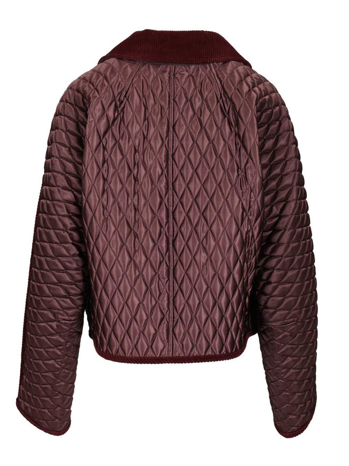 Burberry Floriston Jackets - Bordeaux | 7f1cf481803db0265d2c36c408744fa3a6afb265