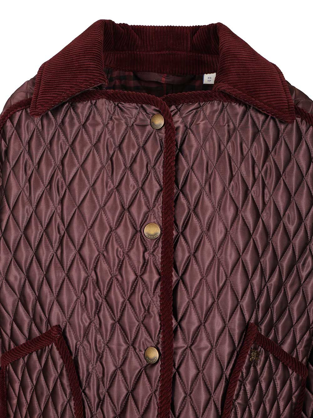 Burberry Floriston Jackets - Bordeaux | 363021528995ffd93386bdcfd80c3088f979dcff