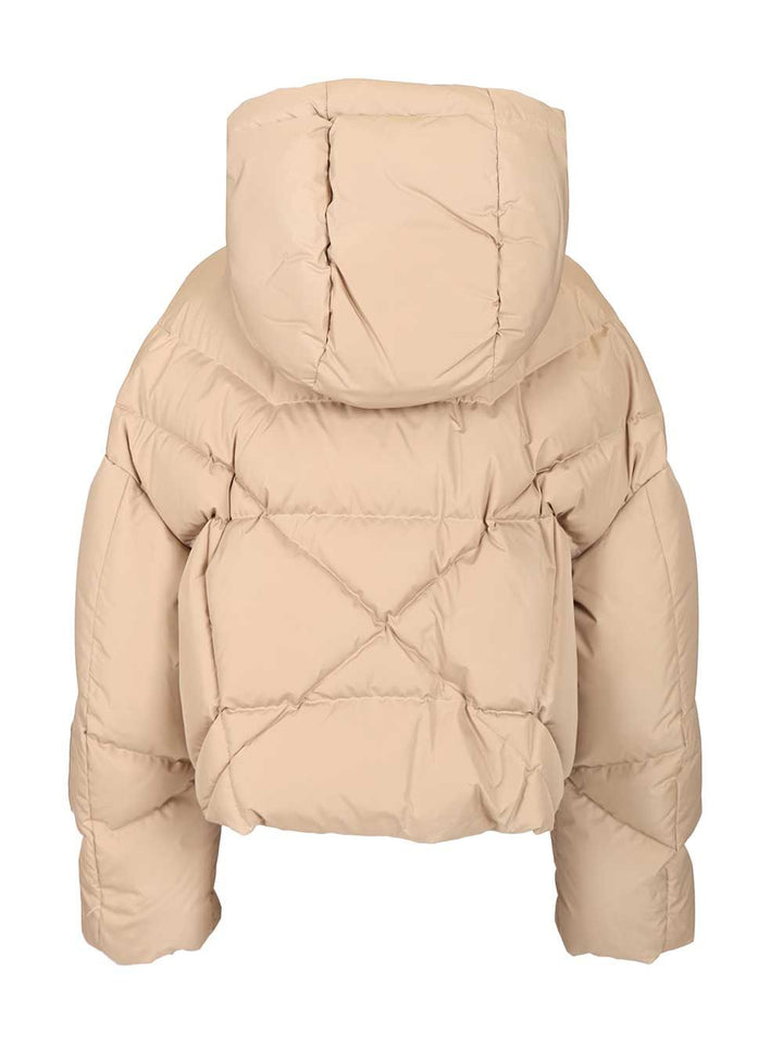 Khrisjoy Crop Iconic Milano Coats - Beige | b5e42703f7889431fede09cc3beebdb3ab1180e7