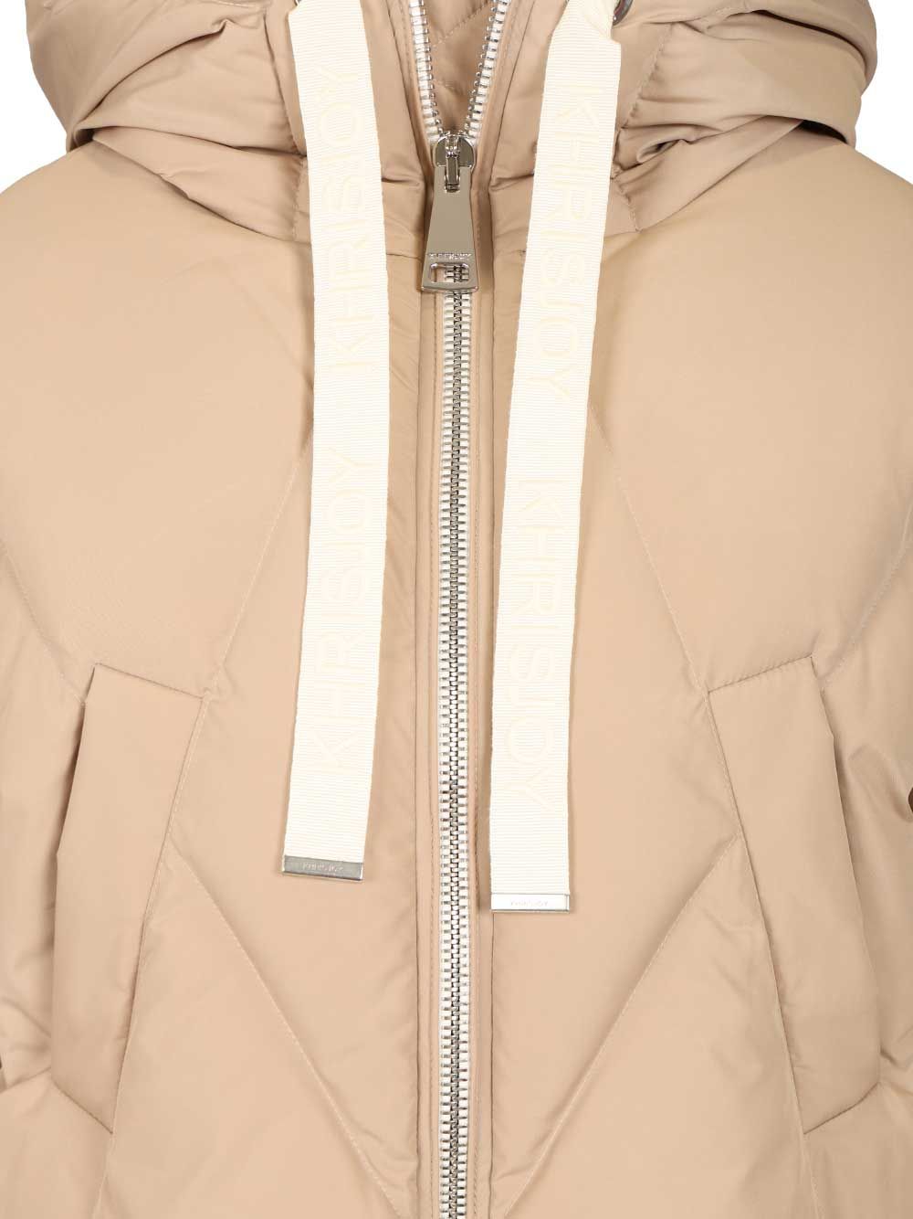 Khrisjoy Crop Iconic Milano Coats - Beige | 17c98008069fd784273050fa034c0fdc3fa20bcb