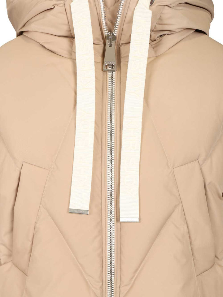 Khrisjoy Crop Iconic Milano Coats - Beige | 17c98008069fd784273050fa034c0fdc3fa20bcb
