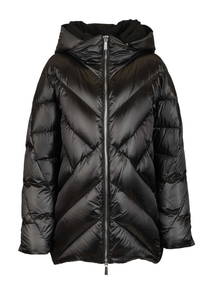 Moorer Wanita Coats - Black | d66909d29c5f074f808b03ac65761c726a2e956b