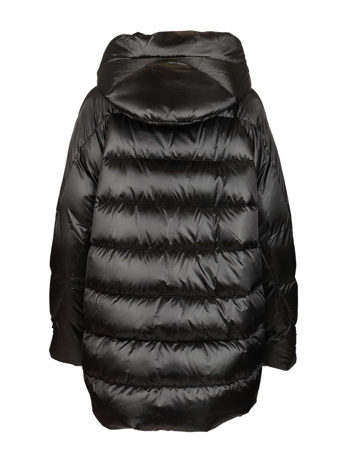 Moorer Wanita Coats - Black | 304589efe1d22a9487dfb00074e8311e7821a0ca