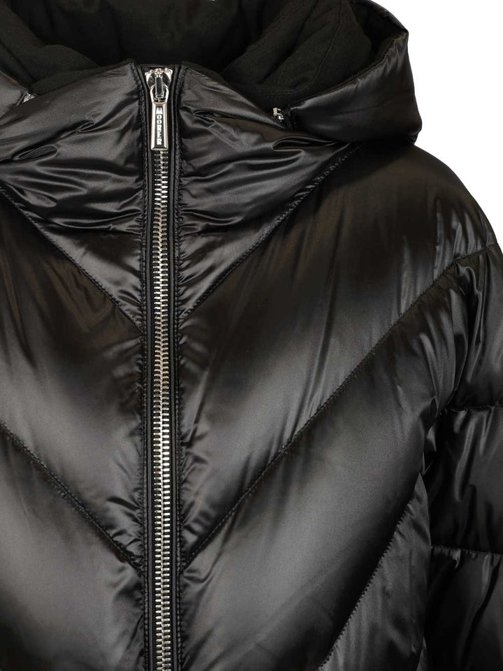 Moorer Wanita Coats - Black | 65674a12a42b8101110041d264e37f2c6fa7d6e2