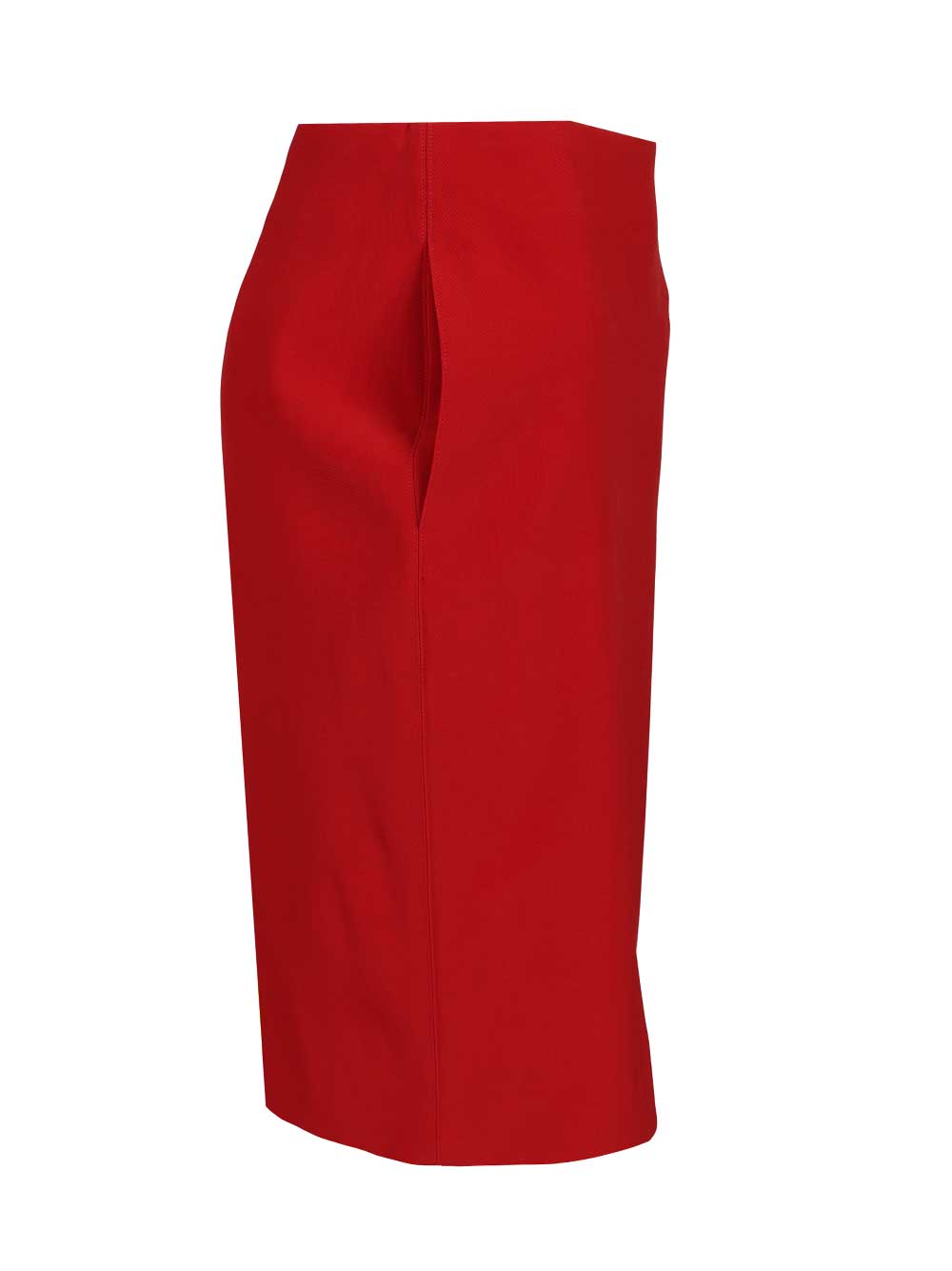 Saint Laurent Satin Pencil Skirt Skirts - Red | c43d543d187b27c241996be95408cfd6f02409b6