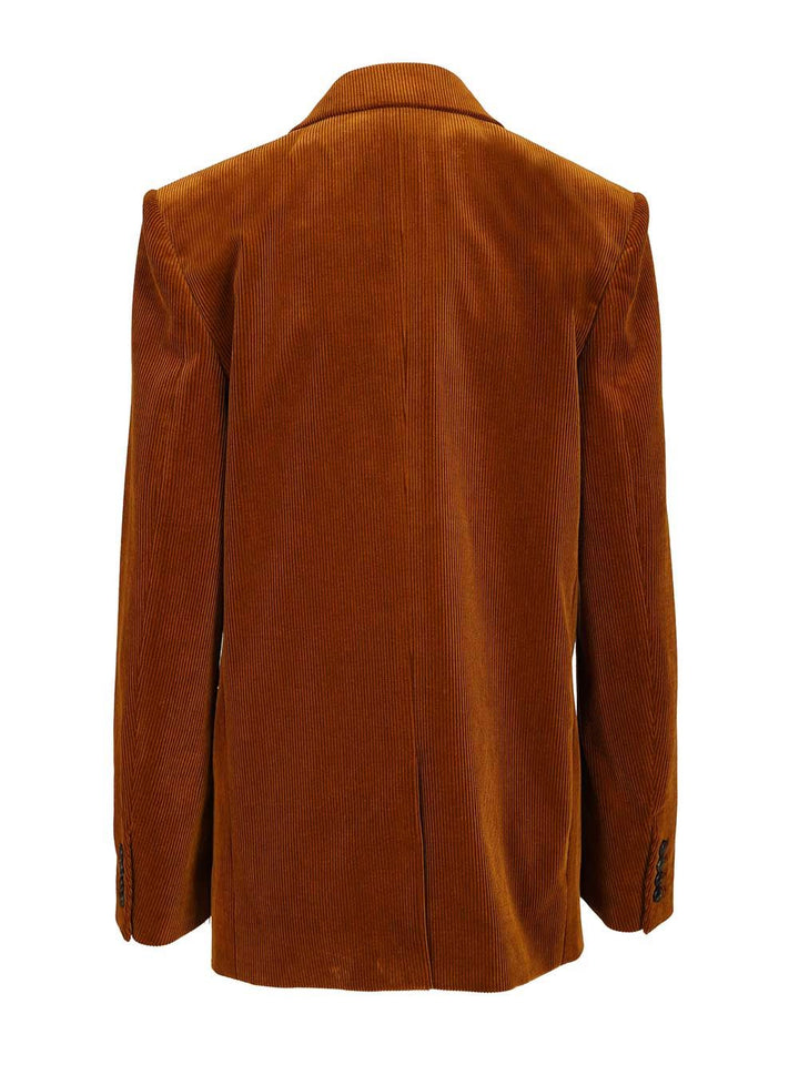 Saint Laurent Corduroy Jacket Jackets - Brown | a5b281dd4c37068076fc60514ec9b423c3779978
