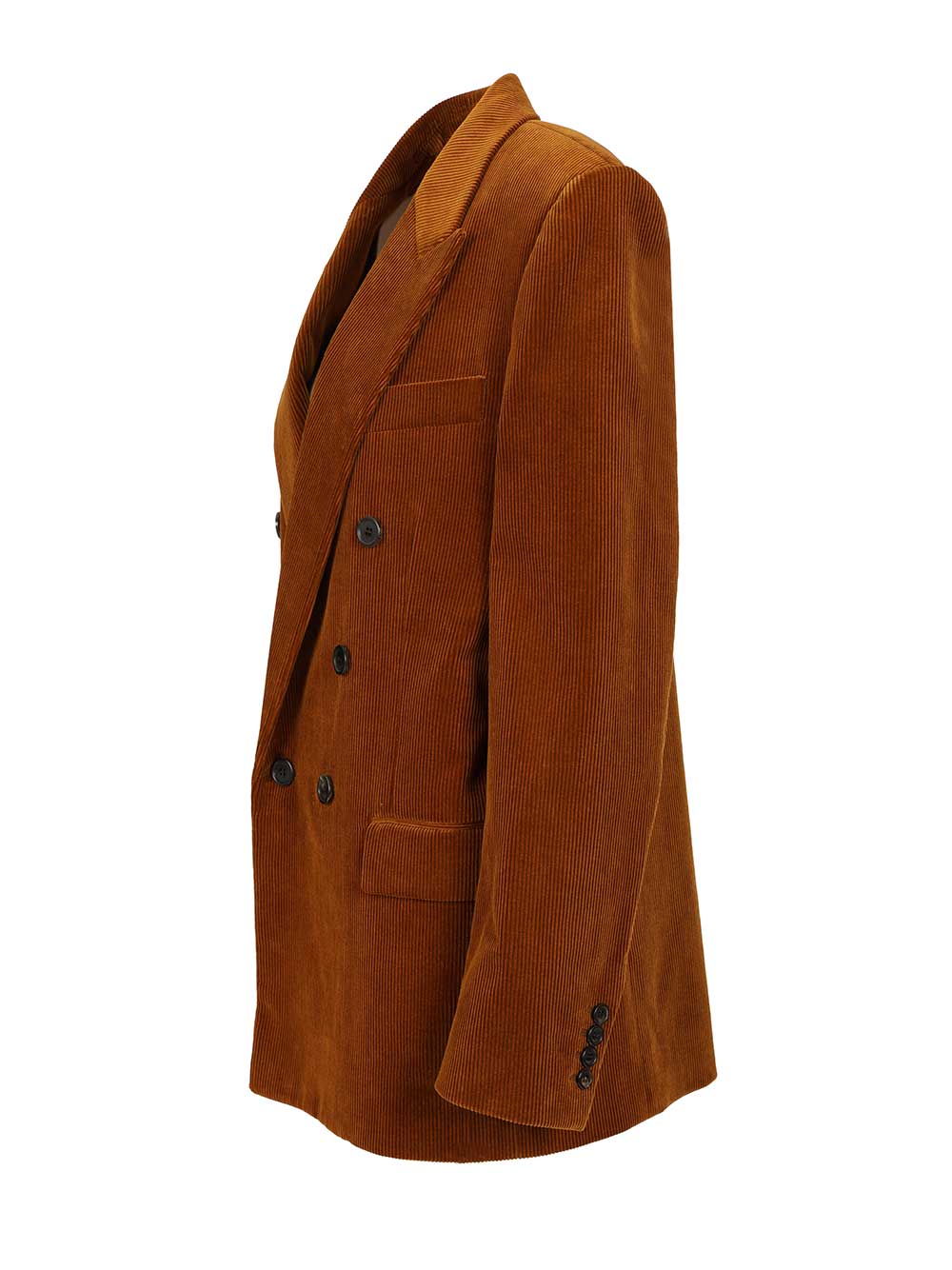 Saint Laurent Corduroy Jacket Jackets - Brown | d4728a45af4257467fccc203cb414f654a96e31e